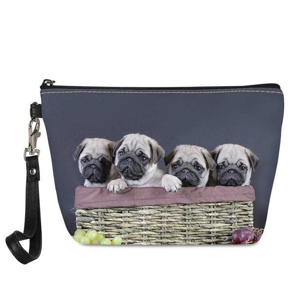 new arrival cute pug 3d printing roomy cosmetic bag fashion women makeup bags waterproof cosmetics pouchs pochette maquillage
new arrival cute pug 3d printing roomy cosmetic bag fashion women makeup bags waterproof cosmetics pouchs pochette maquillage