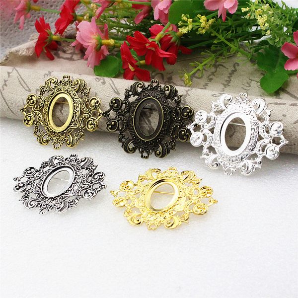 fit 18x25mm vintage oval blank setting bezel blank base cabochon brooch with base for diy making accessories 3pcs/lot k05280, Silver
fit 18x25mm vintage oval blank setting bezel blank base cabochon brooch with base for diy making accessories 3pcs/lot k05280, Silver