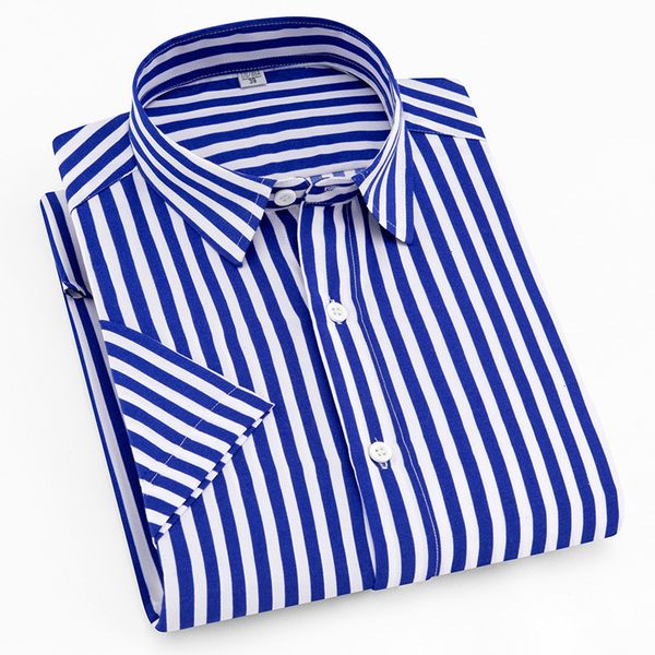 quality summer brand men casual dress shirts new turn down collar mans short sleeve shirt striped soft breathable male outwears, White;black
quality summer brand men casual dress shirts new turn down collar mans short sleeve shirt striped soft breathable male outwears, White;black