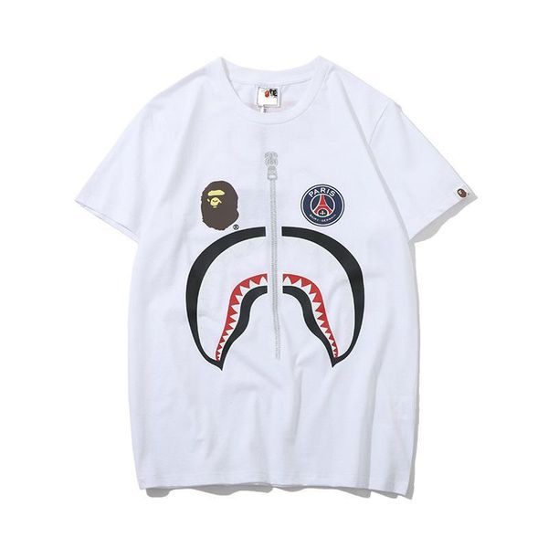 2019 the new ape tshirts with shark printed cotton a bathing t-shirt men's casual short-sleeved breathable outdoor wear aape for men wo, White
2019 the new ape tshirts with shark printed cotton a bathing t-shirt men's casual short-sleeved breathable outdoor wear aape for men wo, White