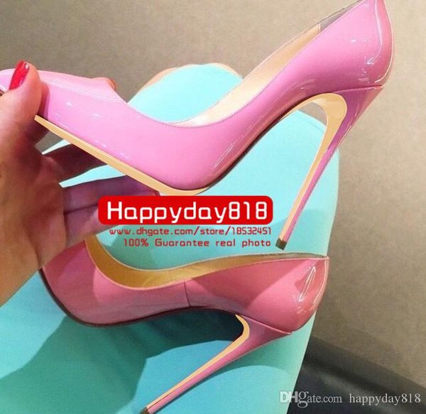 casual designer lady fashion women shoes pink patent leather pointy toe stiletto stripper high heels prom evening pumps large size 44 12cm, Black
casual designer lady fashion women shoes pink patent leather pointy toe stiletto stripper high heels prom evening pumps large size 44 12cm, Black