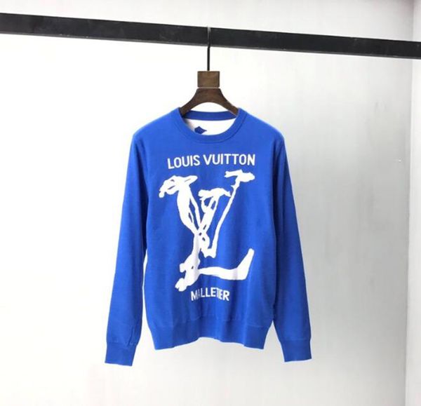 2020 france latest autumn winter sweaters blue graffiti letters printing casual high-quality fashion men women wild blue, White;black
2020 france latest autumn winter sweaters blue graffiti letters printing casual high-quality fashion men women wild blue, White;black