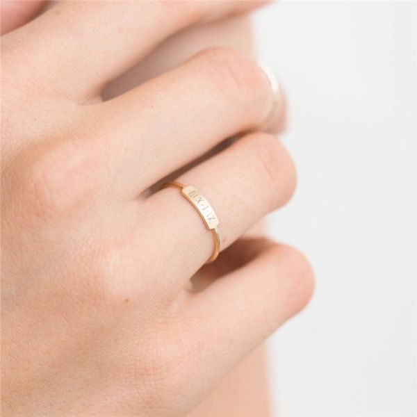 customized rings for women anillos mujer stainless steel piercing golden mood language ring with name carving jewelry party bff, Silver
customized rings for women anillos mujer stainless steel piercing golden mood language ring with name carving jewelry party bff, Silver