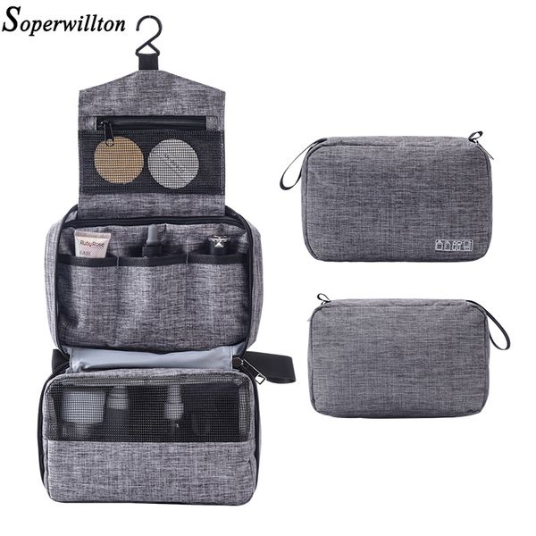 soperwillton hanging travel toiletry bag for men and women makeup bag cosmetic bag bathroom and shower organizer toilettas #9002 cy200518
soperwillton hanging travel toiletry bag for men and women makeup bag cosmetic bag bathroom and shower organizer toilettas #9002 cy200518