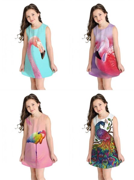 new fashion animal cool flamingo printed children's sleeveless o-neck kids fashion summer dresses for girls join party, Red;yellow
new fashion animal cool flamingo printed children's sleeveless o-neck kids fashion summer dresses for girls join party, Red;yellow