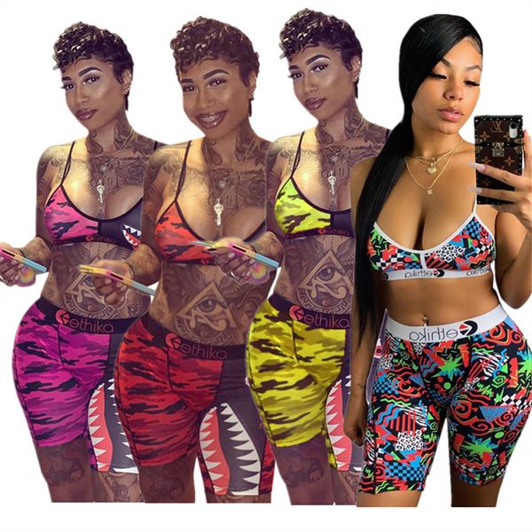 fashion women swimsuit summer tie up bra vest + shorts two piece set patchwork shark camo swimwear swim trunk pants tracksuit bikini suit xl, Blue
fashion women swimsuit summer tie up bra vest + shorts two piece set patchwork shark camo swimwear swim trunk pants tracksuit bikini suit xl, Blue