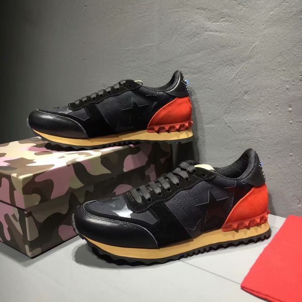 quality fashion men designer shoes sneakers genuine leather stud sneakers shoes casual women men flat shoes, Black
quality fashion men designer shoes sneakers genuine leather stud sneakers shoes casual women men flat shoes, Black