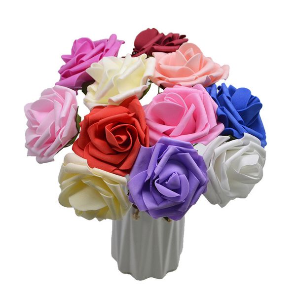 10 heads 8cm new colorful artificial pe foam rose flowers bride bouquet home wedding decor scrapbooking diy supplies
10 heads 8cm new colorful artificial pe foam rose flowers bride bouquet home wedding decor scrapbooking diy supplies
