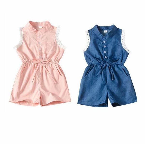 kids designer clothes baby girls lace rompers summer sleeveless denim jumpsuit children fashion onesies bodysuits climb suits clothes byp695, Blue
kids designer clothes baby girls lace rompers summer sleeveless denim jumpsuit children fashion onesies bodysuits climb suits clothes byp695, Blue