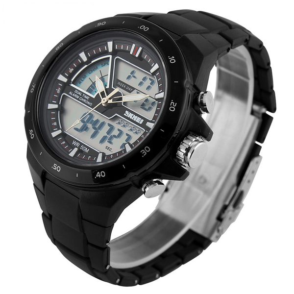 cainuos sport watch men fashion casual alarm clock 30m waterproof chrono dual display wristwatches relogio masculino, Slivery;brown
cainuos sport watch men fashion casual alarm clock 30m waterproof chrono dual display wristwatches relogio masculino, Slivery;brown