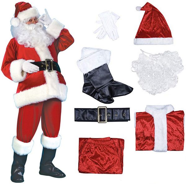 7pcs christmas hat santa claus cosplay suit set hat + beard + pants belt gloves leather boots 7 in 1 buy complete
7pcs christmas hat santa claus cosplay suit set hat + beard + pants belt gloves leather boots 7 in 1 buy complete