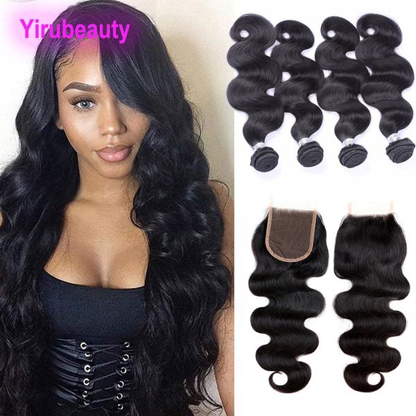 body wave 4 bundles with lace closure 4x4 middle three part mongolian human virgin hair extensions bundles 95-100g/pieces with closure, Black;brown
body wave 4 bundles with lace closure 4x4 middle three part mongolian human virgin hair extensions bundles 95-100g/pieces with closure, Black;brown