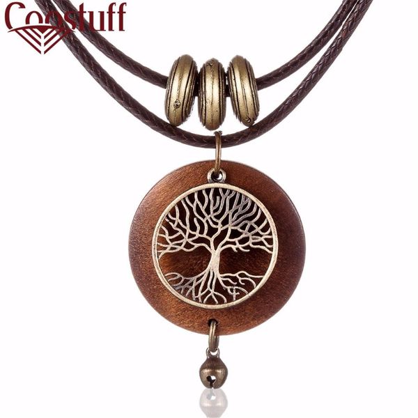 2019 chokers woman necklaces vintage jewelry tree design wooden pendant long necklace for women collares mujer kolye, Silver
2019 chokers woman necklaces vintage jewelry tree design wooden pendant long necklace for women collares mujer kolye, Silver