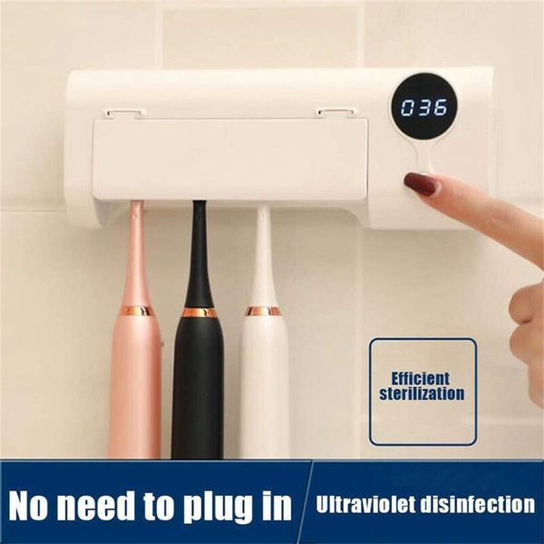 toothbrush sanitizer, bathroom toothbrush holder wall mounted with sterilizer function, 1500mah charging, timing function, tooth bathroom si
toothbrush sanitizer, bathroom toothbrush holder wall mounted with sterilizer function, 1500mah charging, timing function, tooth bathroom si