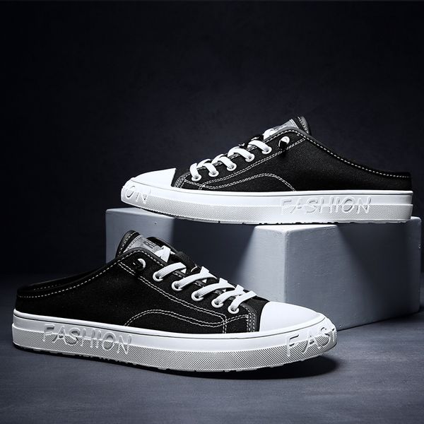 2019 summer selling trend cool canvas closed-toe breathable outdoor slipper casual board shoes students men's shoes p, Black
2019 summer selling trend cool canvas closed-toe breathable outdoor slipper casual board shoes students men's shoes p, Black