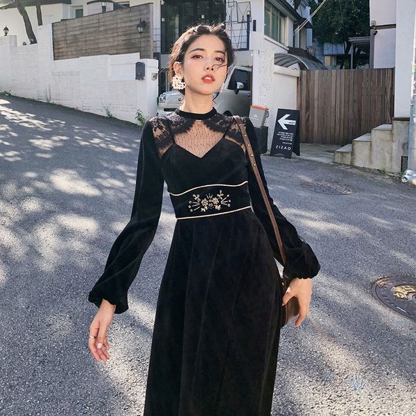 ins foreign trade dress womens new spring and autumn light cooked style waist temperament was thin long-sleeve french fu gu qun sale, White;black
ins foreign trade dress womens new spring and autumn light cooked style waist temperament was thin long-sleeve french fu gu qun sale, White;black
