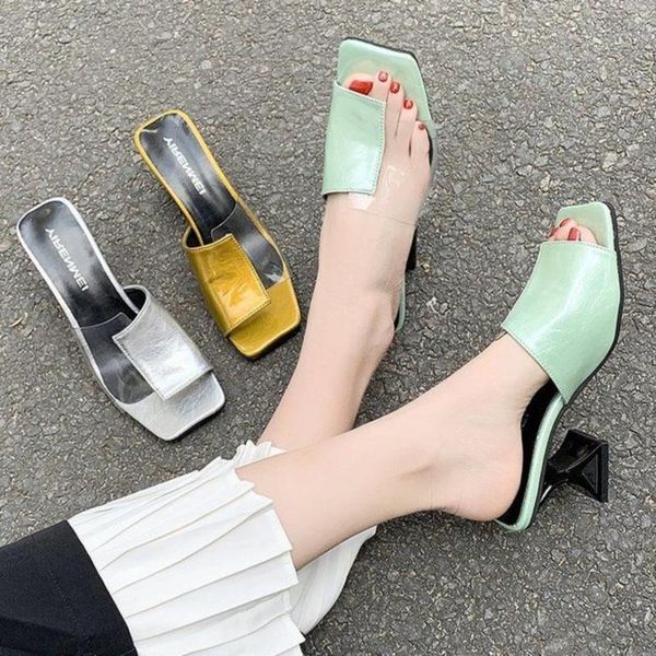 slippers square designer 2021 toe mules heels sandals women solid high slides ladies party shoes, Black
slippers square designer 2021 toe mules heels sandals women solid high slides ladies party shoes, Black