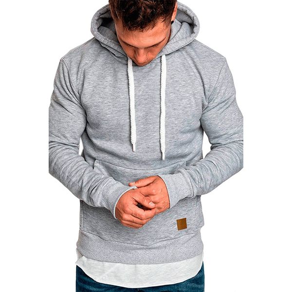 2018 autumn winter pullover men long-sleeved hoodie soft warm-keeping hooded sweatshirt male upper outer garment with pocket, Black
2018 autumn winter pullover men long-sleeved hoodie soft warm-keeping hooded sweatshirt male upper outer garment with pocket, Black