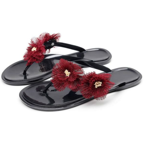 new summer craft flowers beach women slippers large size non-slip fashion female flip flops leisure soft ladies jelly shoes, Black
new summer craft flowers beach women slippers large size non-slip fashion female flip flops leisure soft ladies jelly shoes, Black