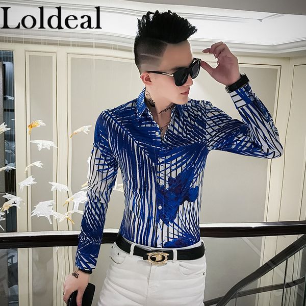 loldeal autumn hawaiian shirt long sleeve printing shirt men casual slim fit shirts dress night club, White;black
loldeal autumn hawaiian shirt long sleeve printing shirt men casual slim fit shirts dress night club, White;black