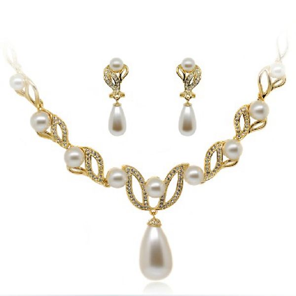 lql gold plated cream pearl drop pearl and rhinestone crystal bridal necklace and earrings bridal jewelry sets k6133, Silver
lql gold plated cream pearl drop pearl and rhinestone crystal bridal necklace and earrings bridal jewelry sets k6133, Silver