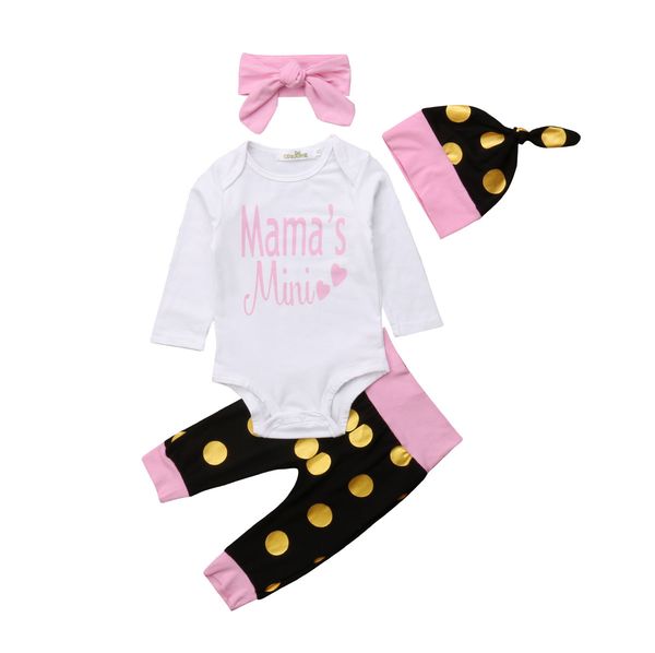cotton lovely newborn infant baby girls mama's mini long sleeve romper polka dot pant set outfits costume, Pink;blue
cotton lovely newborn infant baby girls mama's mini long sleeve romper polka dot pant set outfits costume, Pink;blue