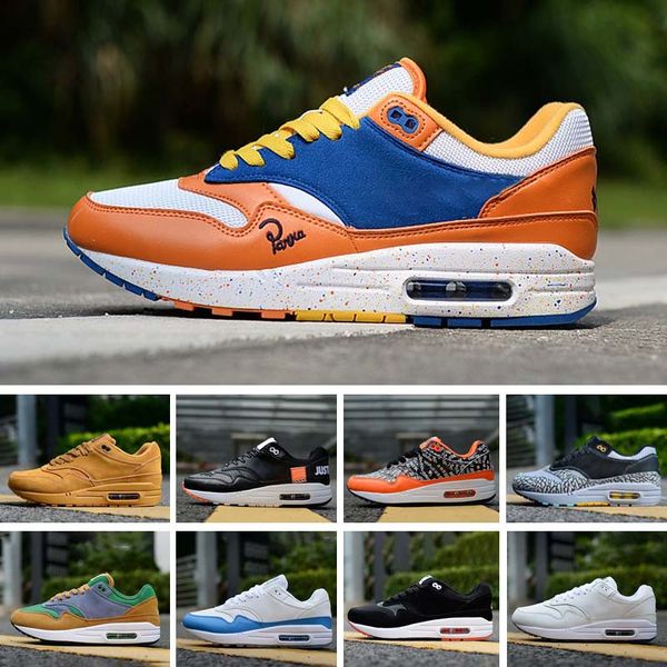 87 suede mens designer running shoes 2019 women casual leather air cushion 30th anniversary sports outdoor hiking jogging sneaker sz40-45, Black
87 suede mens designer running shoes 2019 women casual leather air cushion 30th anniversary sports outdoor hiking jogging sneaker sz40-45, Black