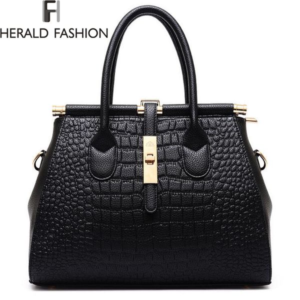 alligator women bag metal lock handle bags messenger bags pu leather handbags shoulder tote herald fashion
alligator women bag metal lock handle bags messenger bags pu leather handbags shoulder tote herald fashion