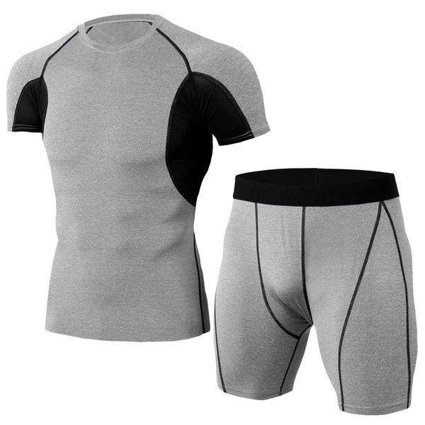 2019 sports suit men short sleeve compression t shirt+shorts running sets quick dry basketball jersey gym jogging yoga suits, Black;blue
2019 sports suit men short sleeve compression t shirt+shorts running sets quick dry basketball jersey gym jogging yoga suits, Black;blue