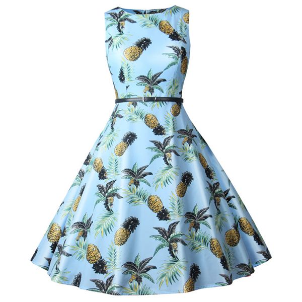 Fashion Women Dress Vintage Multicolour Printing Sleeveless O Neck Floral Printed Party Dress New Arrival Casual Vestidos
Fashion Women Dress Vintage Multicolour Printing Sleeveless O Neck Floral Printed Party Dress New Arrival Casual Vestidos