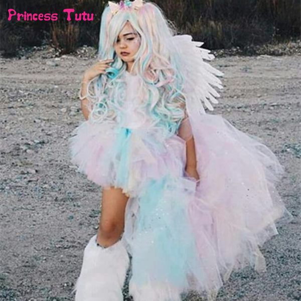 pastel rainbow girls tutu dress unicorn girl birthday party dress up with headband child kids princess halloween costumes, Red;yellow
pastel rainbow girls tutu dress unicorn girl birthday party dress up with headband child kids princess halloween costumes, Red;yellow