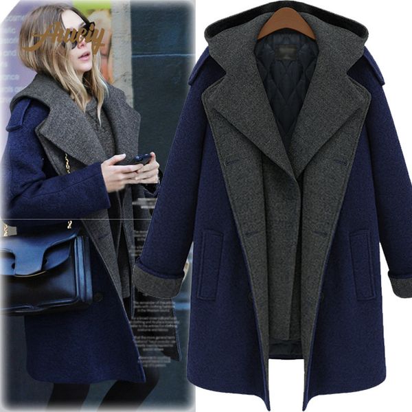 casual long coat women 2019 large size -5xl loose blend winter trench coat women windproof clothes windbreaker rompevientos, Tan;black
casual long coat women 2019 large size -5xl loose blend winter trench coat women windproof clothes windbreaker rompevientos, Tan;black