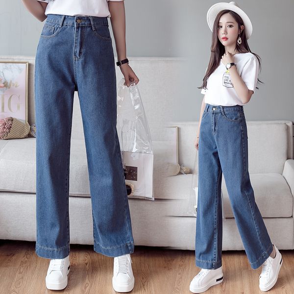 5xl plus size women's denim denim shorts 2020 new korean version of high waist wide leg jeans nine points pants retro, Blue
5xl plus size women's denim denim shorts 2020 new korean version of high waist wide leg jeans nine points pants retro, Blue