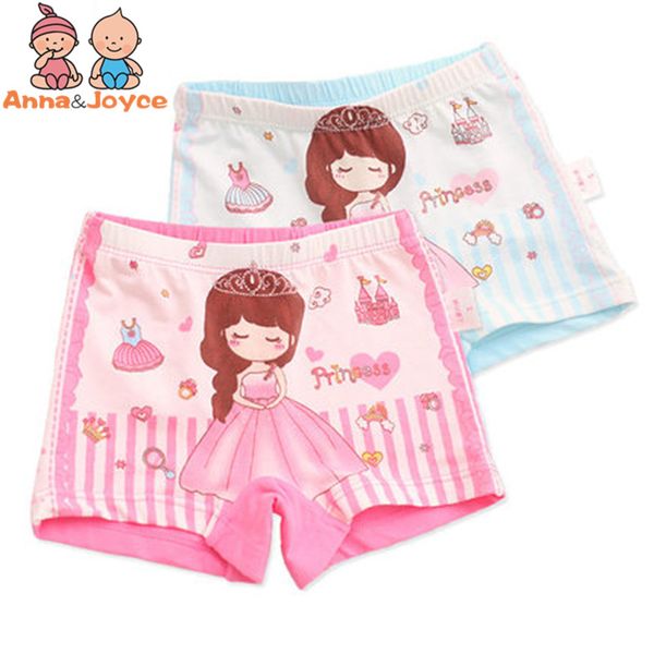 3pc/lot Fashion Kids Children Underwear Boxer Girls Princess Underwear Panties Girls' Briefs Child Panties Suit 2-10years