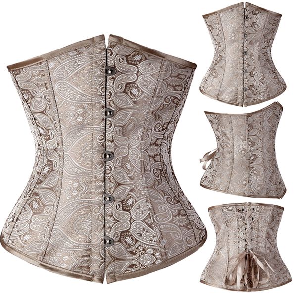 women gothic bustier corset size up to xxl underbust lace up back corselet print corsets bustiers gothic wedding dress lingerie, Black;white
women gothic bustier corset size up to xxl underbust lace up back corselet print corsets bustiers gothic wedding dress lingerie, Black;white