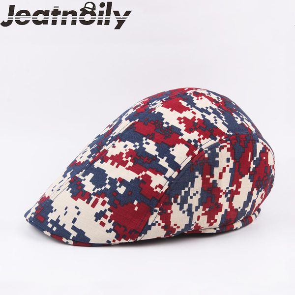 new camouflage beret cap beret christmas winter gifts men baker boy reached a summit country outwears hat men, Blue;gray
new camouflage beret cap beret christmas winter gifts men baker boy reached a summit country outwears hat men, Blue;gray