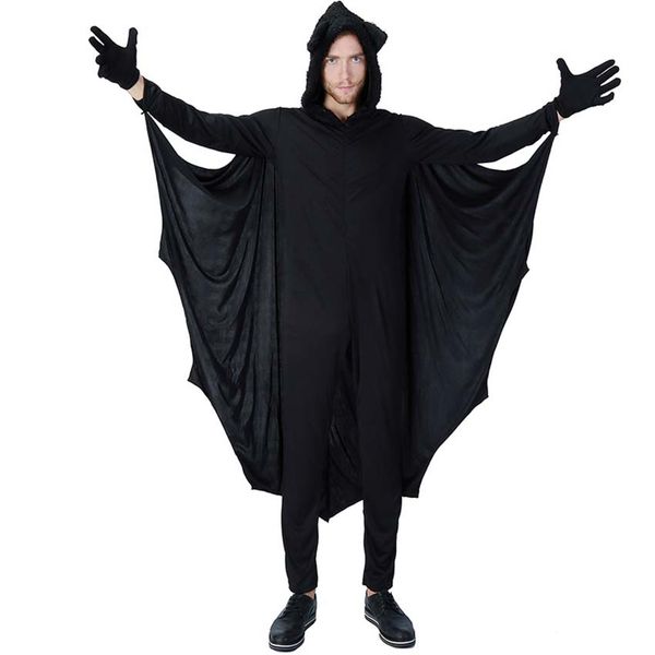 halloween role-playing bat costume black cosplay bat costume halloween party clothes men's jumpsuit, Black;red
halloween role-playing bat costume black cosplay bat costume halloween party clothes men's jumpsuit, Black;red