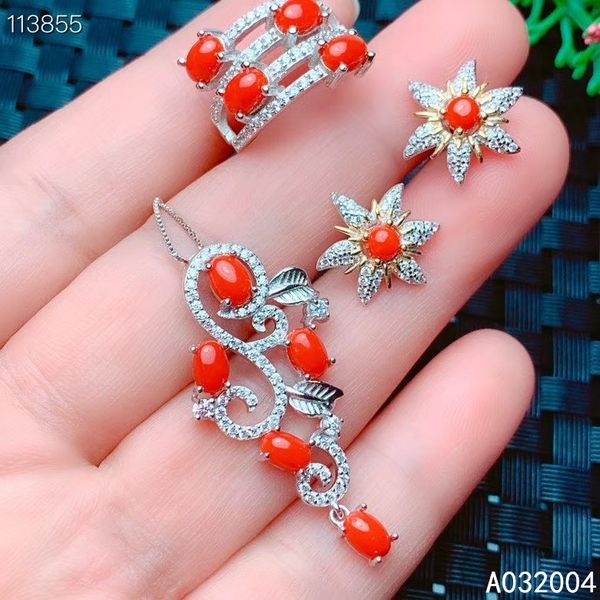 kjjeaxcmy fine jewelry 925 sterling silver inlaid natural red coral new female ring pendant earring set classic supports test, Black
kjjeaxcmy fine jewelry 925 sterling silver inlaid natural red coral new female ring pendant earring set classic supports test, Black