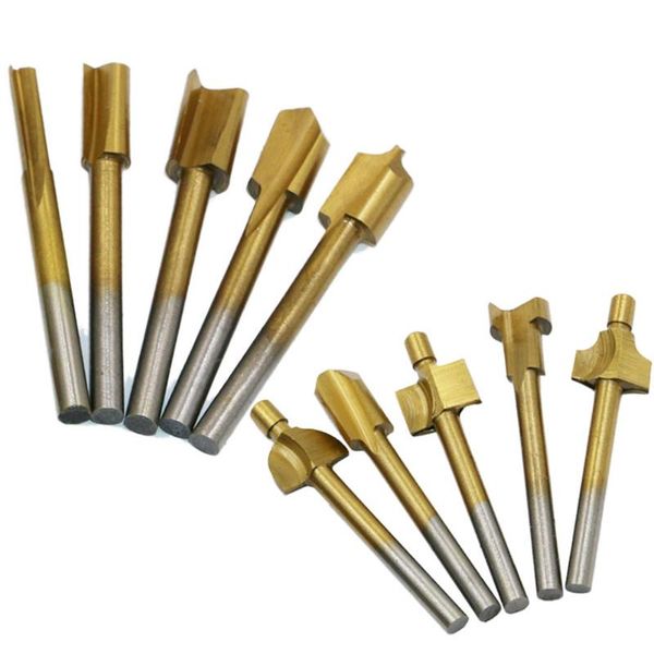 10pcs trimming carpenter tool rotary set woodworking hss cutter milling shank files router bits titanium coated used for dremel
10pcs trimming carpenter tool rotary set woodworking hss cutter milling shank files router bits titanium coated used for dremel