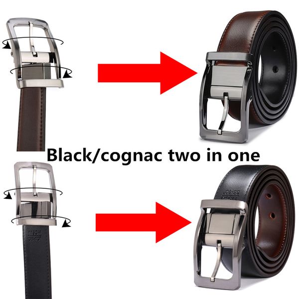 men's genuine leather dress belt, reversible belt for men two in one 3.4cm wide mens belts big and tall, Black;brown
men's genuine leather dress belt, reversible belt for men two in one 3.4cm wide mens belts big and tall, Black;brown