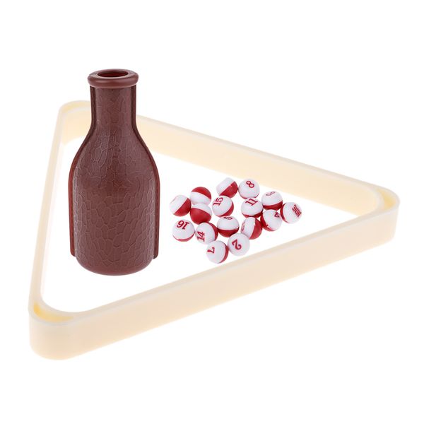 resin pool ball triangle rack with kelly pool shaker bottle tally peas snooker billiard accessories
resin pool ball triangle rack with kelly pool shaker bottle tally peas snooker billiard accessories