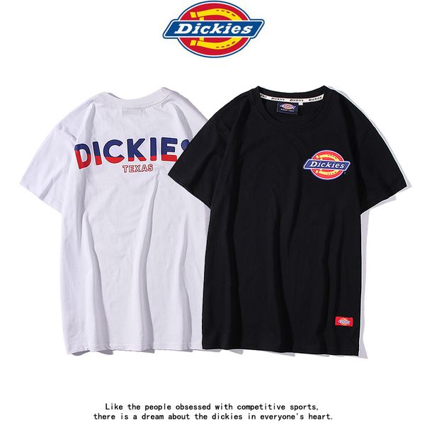 dickies women mens designer t shirts 100%cotton fashion short sleeve t shirt spring summer letter mens tee couples wear
dickies women mens designer t shirts 100%cotton fashion short sleeve t shirt spring summer letter mens tee couples wear