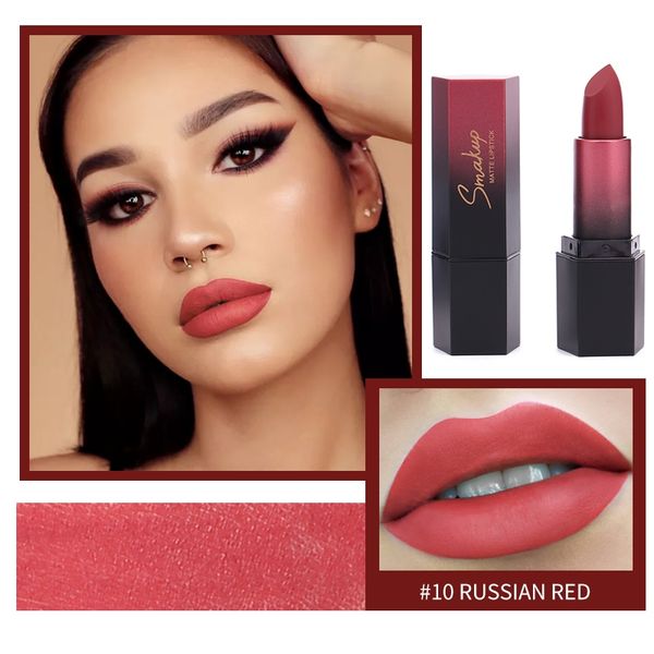 10 color red brown pigment makeup matte lipstick long-lasting waterproof velvet lip stick non-stick cup lipstick beauty lip
10 color red brown pigment makeup matte lipstick long-lasting waterproof velvet lip stick non-stick cup lipstick beauty lip