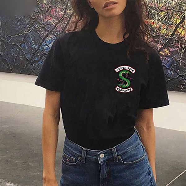 женщины дизайнер tshirts женщин дизайнер одежды harajuku streetwear southside jughead черный tshirt моды o образным вырезом с коротким рукав, White
женщины дизайнер tshirts женщин дизайнер одежды harajuku streetwear southside jughead черный tshirt моды o образным вырезом с коротким рукав, White