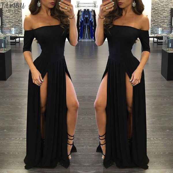 women formal dress party ball gown evening long bride dress long sleeve lady bodycon robe dresses vestidos425, Black;gray
women formal dress party ball gown evening long bride dress long sleeve lady bodycon robe dresses vestidos425, Black;gray