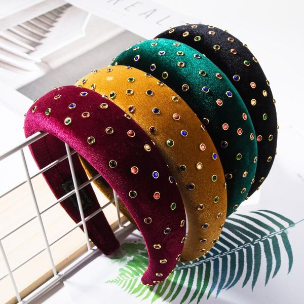 fashion women multicolor rhinestone hairband solid color women hair head hoop simple sweet girls hair headband accessories, Golden;white
fashion women multicolor rhinestone hairband solid color women hair head hoop simple sweet girls hair headband accessories, Golden;white