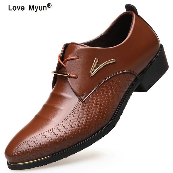 new fashion wedding shoes men pointed toe oxfords man dress leather shoes formal zapatos hombre big size 38-48, Black
new fashion wedding shoes men pointed toe oxfords man dress leather shoes formal zapatos hombre big size 38-48, Black