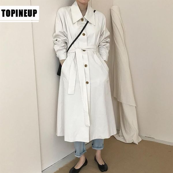 spring and autumn casual loose medium and long over-the-knee trench double-breasted long coat women, Tan;black
spring and autumn casual loose medium and long over-the-knee trench double-breasted long coat women, Tan;black