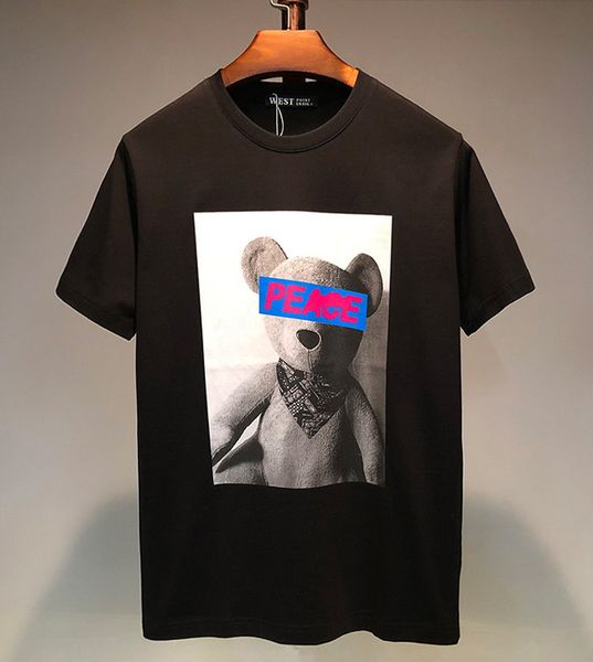 new casual summer size s-xxl t-shirt men cotton t-shirt men sleeve cartoon anime printed bear short women luxury 2020 designer wftxo, Black 
new casual summer size s-xxl t-shirt men cotton t-shirt men sleeve cartoon anime printed bear short women luxury 2020 designer wftxo, Black