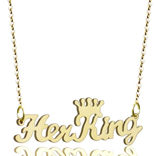 herprincess подвески колье hisqueen nameplate ожерелье для подарка нержавеющей стали персонализированных ювелирные изделия, Golden;silver
herprincess подвески колье hisqueen nameplate ожерелье для подарка нержавеющей стали персонализированных ювелирные изделия, Golden;silver